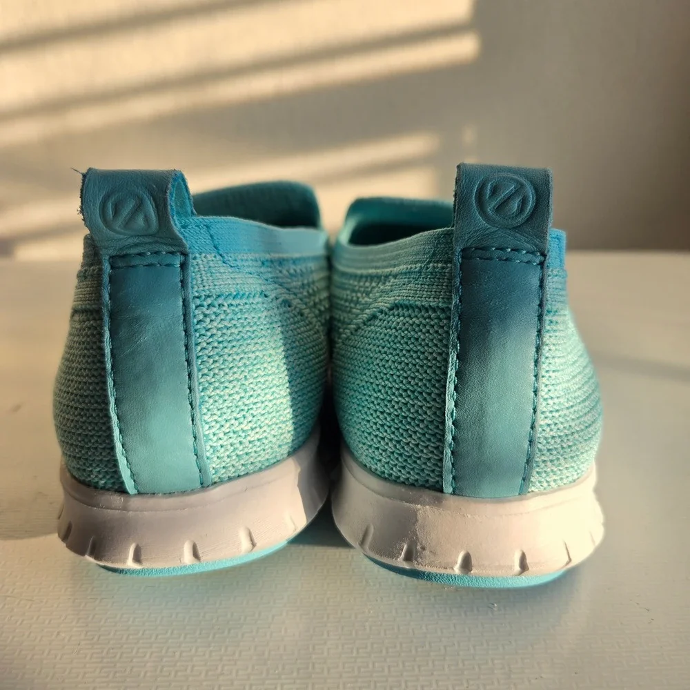 Cole Haan Zerogrand Stitchlite Aqua Knit Slip On‎ Loafer Sneakers Womens Size 7B